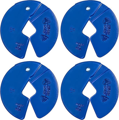 Micro Gainz Dumbbell Fractional 1.25lb Weight Plate, Ideal for Micro Loading, (Choose Color) 4 Piece Fractional Weight Plates, Designed for Dumbbell Training, Made In USA