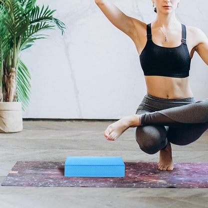 NOLITOY Balance Pad Yoga Mat Cushion Non-Slip Thickened Foam Kneeling Knee Pad for Home Workout Fitness and Physical Therapy Exercise Training in Light Blue