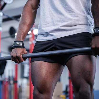 Lifting Wrist Straps – 23" Length x 1.5" Width – Padded Neoprene Cotton Straps for Weightlifting, Powerlifting, Functional Training, Strength Training & Deadlifts – Heavy Duty Grip Support