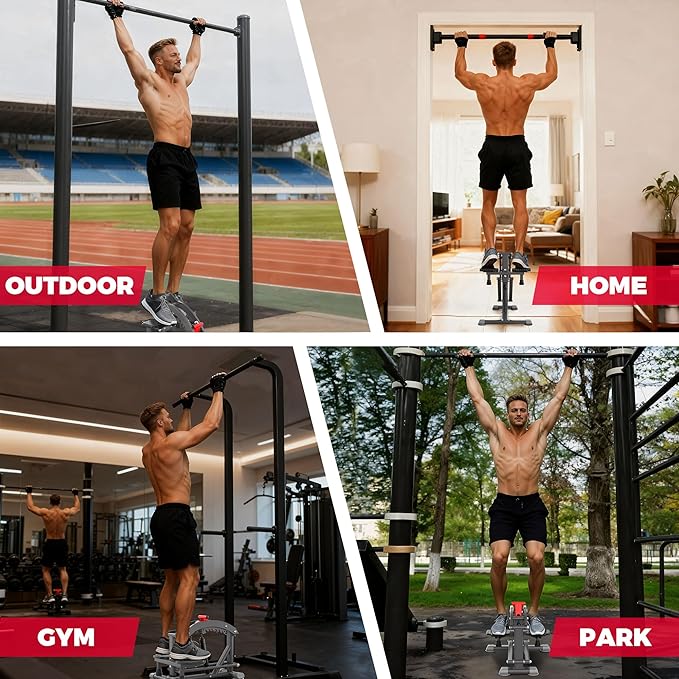 ONETWOFIT Pull Up Assistance Machine 660 LBS, Multi-Function Adjustable Power Assist for Pull Up Bar/Power Tower/Dip Station/Gymnastic Bar, Home Gym Strength Training Fitness Equipment