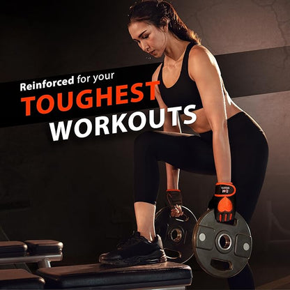 DXM SPORTS Workout Gloves for Women with Wrist Support - Weight Lifting Gloves for Gym, Cycling, Training - Exercise Gloves for Women