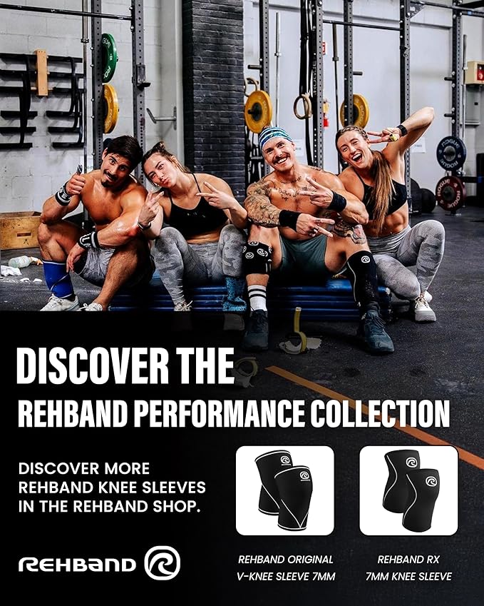 Rehband Lifting Straps for Strength Training, 1 Pair Fitness Pull Straps, 100% Cotton, 56cm Grip Support for Bodybuilding, More Grip Strength Weightlifting