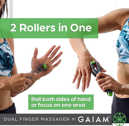 Gaiam Finger Massager Dual-Sided Hand