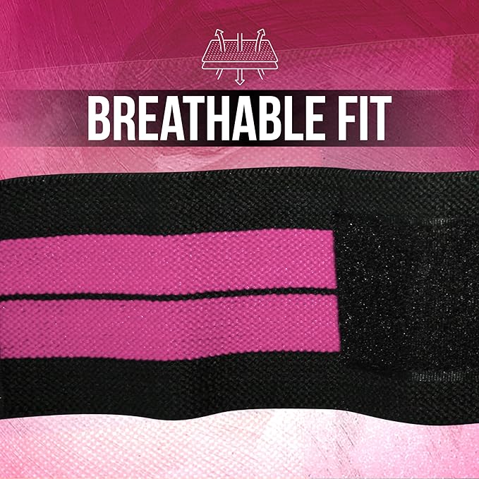 Nordic Lifting Wrist Wraps (1 Pair/2 Wraps) – Lifting Wrist Wraps with Thumb Loop for Weightlifting, Powerlifting & CrossFit – Durable Wrist Support Straps for Men & Women – Gym Essentials for Heavy Lifts