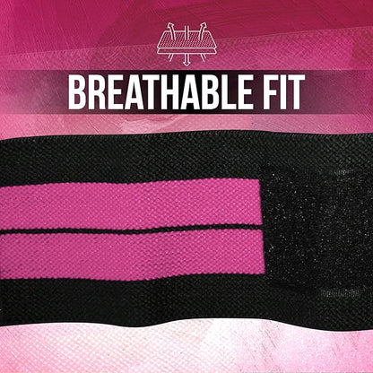 Nordic Lifting Wrist Wraps (1 Pair/2 Wraps) – Lifting Wrist Wraps with Thumb Loop for Weightlifting, Powerlifting & CrossFit – Durable Wrist Support Straps for Men & Women – Gym Essentials for Heavy Lifts