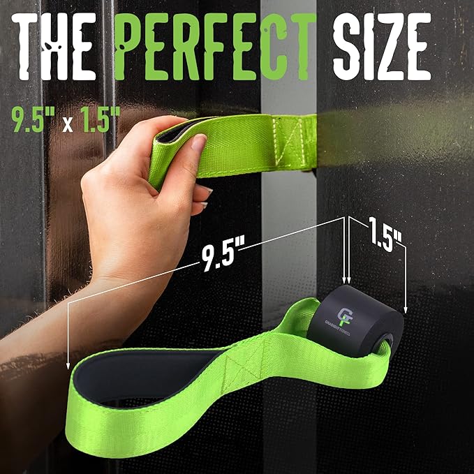 Gradient Fitness Door Anchor for Resistance Bands | Heavy Duty Resistance Band Door Anchors for Stretching Straps, Physical Therapy Exercises & Closed Loop Bands. Door Anchor for Home Gym Workout