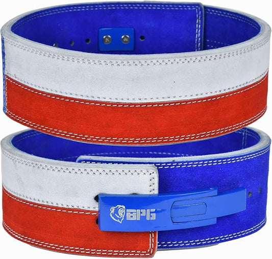 Beast Power Gear Weight Lifting Belt Lever Buckle 10MM 13MM Thick & 4 Inches Free Strap Weightlifting, Powerlifting, Deadlifts, Squats Men Women