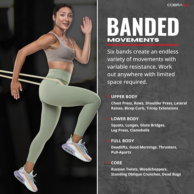 Resistance Bands for Working Out, Long Loop Exercise Bands for Strength Training, Pull Ups Assistance, Physical Therapy, Stretching, Mobility and Home Gym Fitness for Men and Women