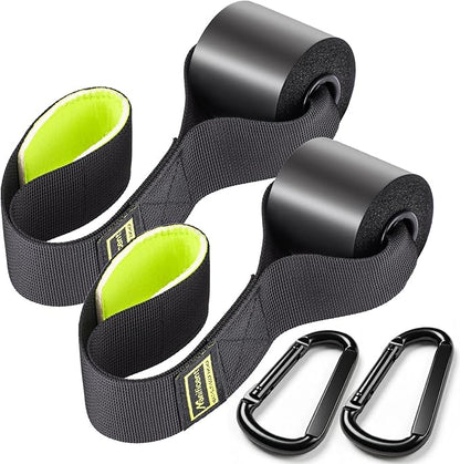 Manificent Door Anchor for Resistance Bands, Heavy Duty Padded Door Anchor System Door Hook, Must-Have Workout Exercise Bands Attachment Compatible for Loop Bands, Resistance Tube