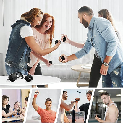 Hand Grip Strengthener, Rechargeable Digital Grip Strength Trainer with LCD Display Up to 220lbs/100kg, Silicone Hand Exercise Ball for Forearm Finger Training & Stress Relief, for Adults and Kids