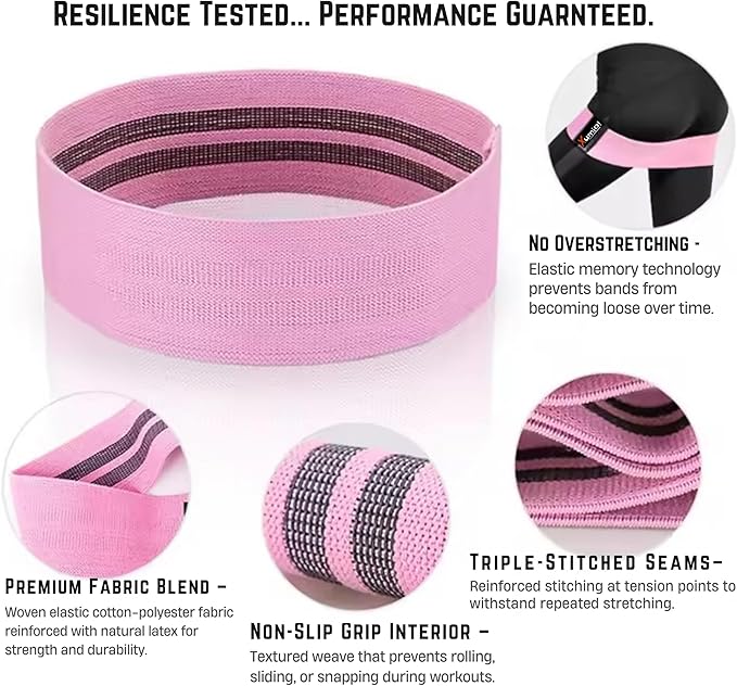 Screenless - Smart Health & Activity Tracker with 3 Premium Resistance Bands | Track Heart Rate, Sleep & Activity | Tone, Strengthen & Sculpt at Home or on The Go