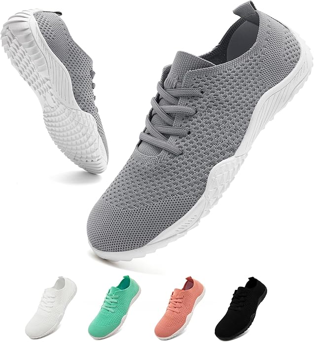 WCIDFY Barefoot Shoes Women Zero Drop Gym Walking Shoes Non Slip Minimalist Tennis Lightweight Breathable Yoga Sneakers