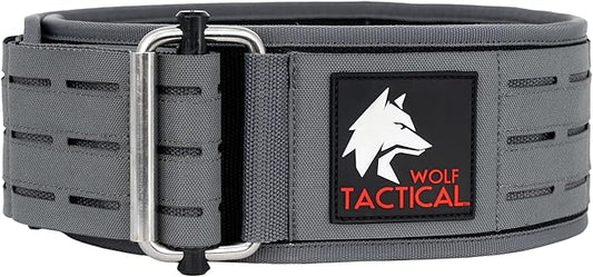 WOLF TACTICAL Weight Lifting Belt – Weight Belt for Men, Weightlifting Belt for Powerlifting, Deadlift, Squats, Workout Belt Gym Belts for Men