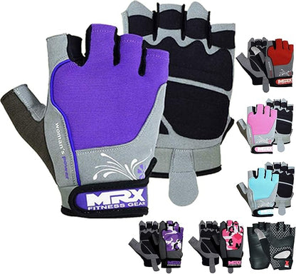 MRX BOXING & FITNESS Weight Lifting/Exercise Grip Gloves for Women, Great for Workouts, Weight Training and More, Pro Series