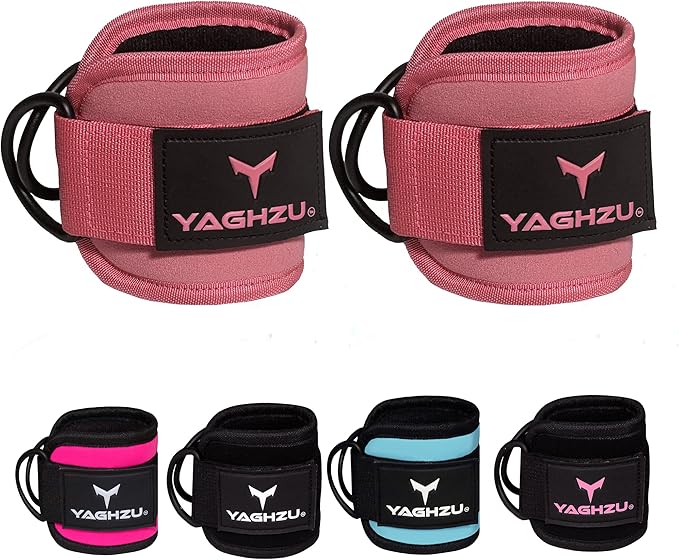 Ankle Straps for Cable Machines Women, Glute Kickback Cable Machine Attachments, Gym Ankle Cuffs, Wrist Cuffs for Workout, Leg Training Accessory, Fitness Gear for Home or Gym