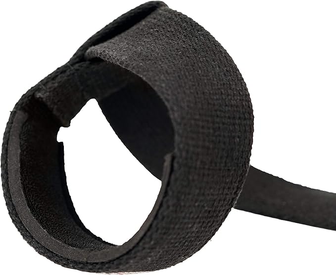 Sunny Health & Fitness Lifting Straps with Neoprene Padding, 2000lb Weight Capacity Heavy Duty Workout Wrist Straps for Weightlifting and Cross Training (Pair), Black