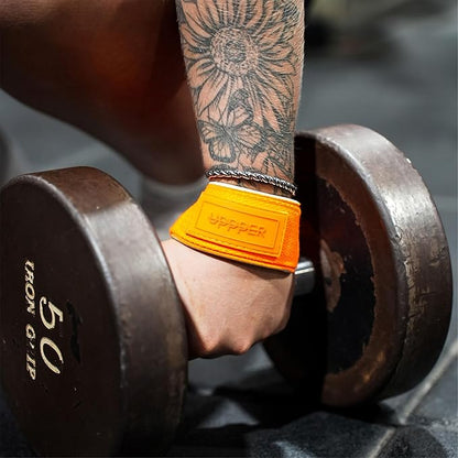 UPPPER Lifting Straps for Weightlifting – 22" Cotton Wrist Straps with Neoprene Padding for Deadlifts, Pullups, Gym Workouts – For Men & Women | Premium Fitness Gear