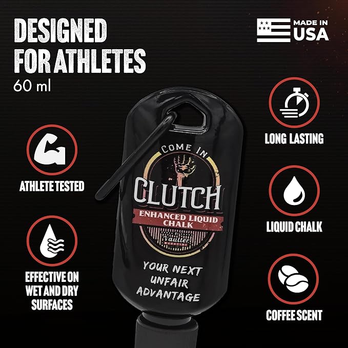 STYK Vaulter Magazine - Enhanced Liquid Chalk, No Mess, Work Out Chalk, Grip Boost, for Weightlifting, Gymnastics, Rock Climbing, Bodybuilding, Pole Vault, Crossfit, and More, Liquid Hand Chalk