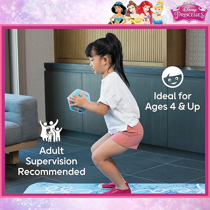 Disney Princess 2-Pound Sandbag Kettlebell Weight for Kids, Exercise Fitness Conditioning and Training, Teal, 2 Lb