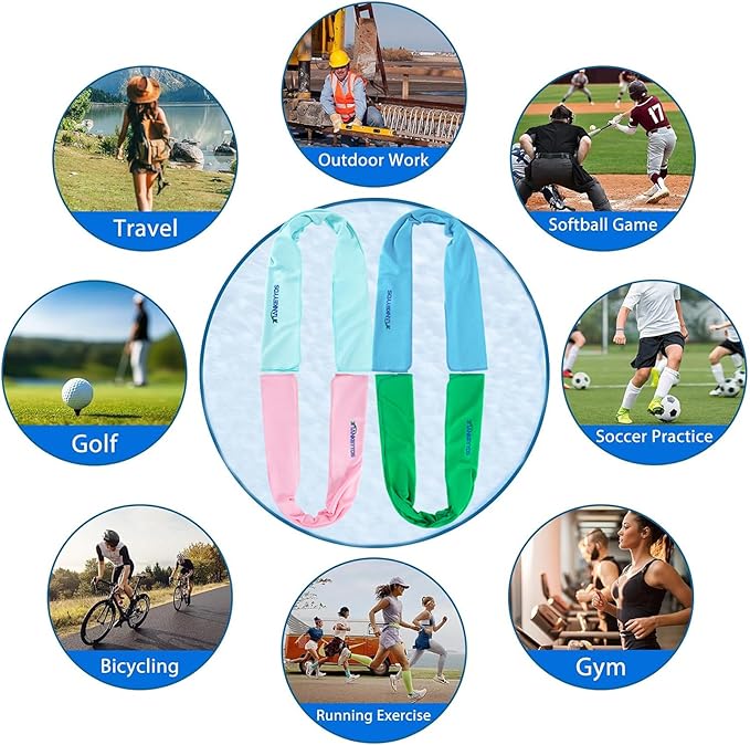 4 Pack Microfiber Gym Towels Set for Sports Fitness, Yoga, Workout, Exercise, Tennis, Super Soft and Quick-Drying Towels for Men Women (40inch X 12inch)