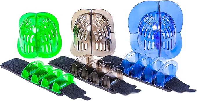 Total Body Pool Weights for Water Exercise Bundle, Polycarbonate Upper Body Bells & Padded Lower Body Fins, Aqua Therapy, Pool Exercise, Water Aerobics, Color Indicate Resistance Level