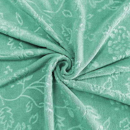 JML Extra Large Bath Sheets, 2 Pack, 35" x 70", Microfiber Absorbent & Quick Dry Bath Towels for Adult, Soft Bathroom Towels for Body, Sauna, Salon,Sport, Fitness, Yoga, Green