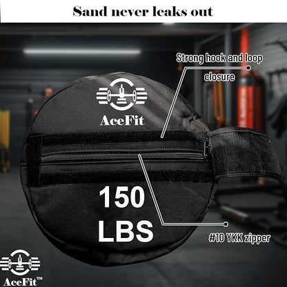 AceFit Training Sandbag for Working Out| Heavy Duty Workout Sandbags| Weights Sand Bags for Training, Exercise| Military Conditioning, Fitness, Cross-Training & Strength Training