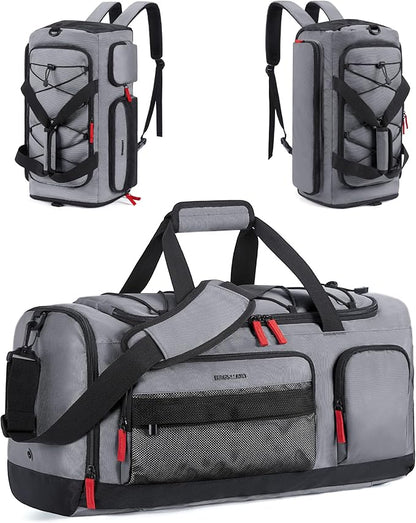 BAGSMART Gym Bag for Women & Men, Sports Travel Duffel Backpack with Shoe Compartment Laptop Compartment, Water Resistant Carry On Weekender Bag for Airplane