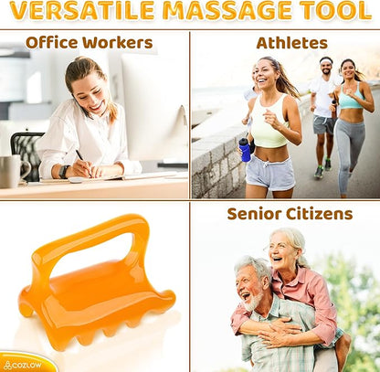 Fascia Cellulite Massage Tool - Handheld Anti-Cellulite Mini Massager for Legs, Thighs & Abdomen - Deep Tissue Myofascial Release Tool for Lymphatic Drainage & Muscle Pain Relief