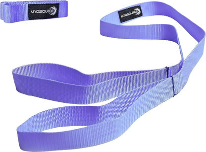 Myosource Kinetic Bands Cheerleading Flexibility Stunt Strap - Improve Stretching and Stunts for Cheer Dance Gymnastics & Physical Therapy – Stocking Stuffers Present for Kids Girls Adults - 12 Colors