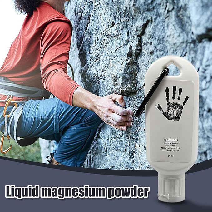 Gymnastics Chalk – Liquid Non-Slip Accessories for Sports – Liquid Chalk for Grip 50 ml in Weightlifting, Cheerleading, Chin-ups, Bars, Basketball and Dance