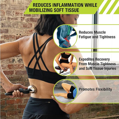 Pro-Tec Athletics Rollers, RM Extreme, RM Extreme Mini Roller, Cryosteel Ice Roller, Portable Roller, Deep Tissue Massage, Muscle Relief, Hamstring, Quadriceps, Multi-Directional, Enhance Performance