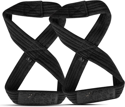Deadlift Straps Figure 8 Loop Lifting Straps The #1 Choice for Power Lifters weightlifters workout Enthusiasts