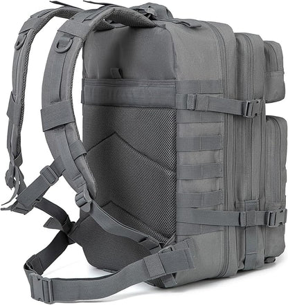 QT&QY 45L Military Tactical Backpacks Molle Army Assault Pack 3 Day Bug Out Bag Hiking Treeking Rucksack…