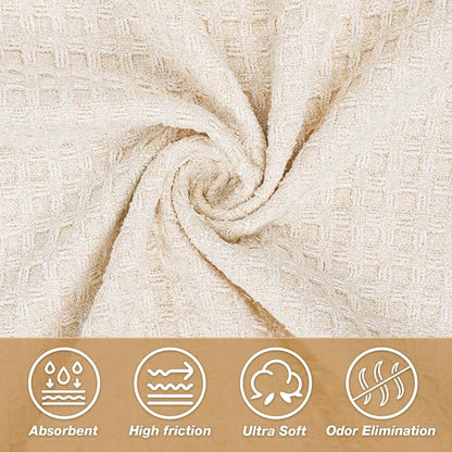 Hot Yoga Towel,Microfiber Yoga Mat Towels Non Slip for Hot Yoga Absorbent Microfiber Sweat Anti-Slip Cover,Bikram,Pilates,Exercise,Fitness 24 inch X 72 inch Beige 2 Pack