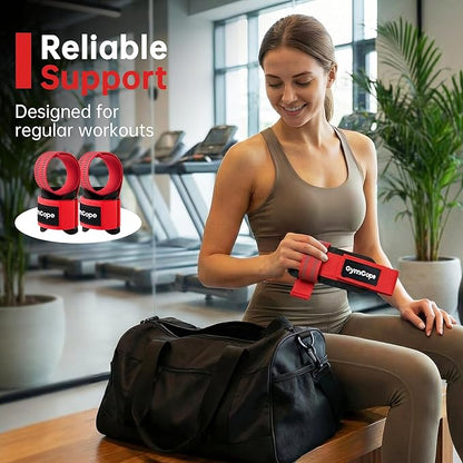 Lifting Wrist Straps for Weightlifting, Heavy Duty Wrist Straps for Deadlifts, Powerlifting, Bodybuilding and Strength Training, Secure Grip Support for Men Women 1 Pair