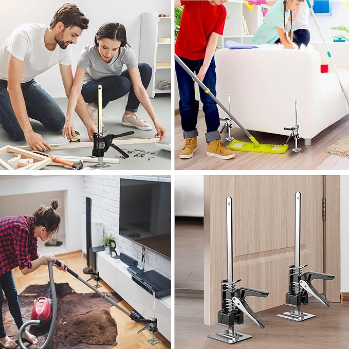 Arm Hand Tool 2PCS Labor Saving Arm,15inch Height Regulator Hand Lifting Tool, Door And Wooden Panel Lifting Cabinet Board Lifter