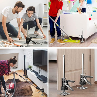 Arm Hand Tool 2PCS Labor Saving Arm,15inch Height Regulator Hand Lifting Tool, Door And Wooden Panel Lifting Cabinet Board Lifter