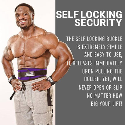 Schiek Sports 2006 Nylon 6 Inches Weight Lifting Belt - Support Belt for Power Lifting