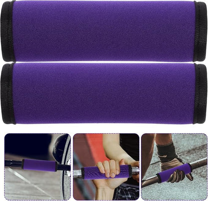 POPETPOP 2pcs Detachable Barbell Pad Cover - Protective Cushion for Deadlifts Hip Thrusts Weightlifting Lightweight Easy to Clean for Home Gym Use