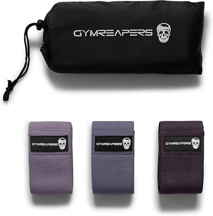 Hip Bands for Booty Workouts | Non Slip Fabric Band Set with 3 Levels - Resistance Bands for Legs & Hip - for Men & Women