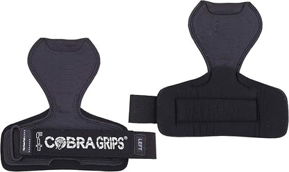 Cobra Grips PRO Weight Lifting Gloves Heavy Duty Straps Alternative with Power Lifting Hooks Padded Wrist Support for Deadlifts & Bodybuilding
