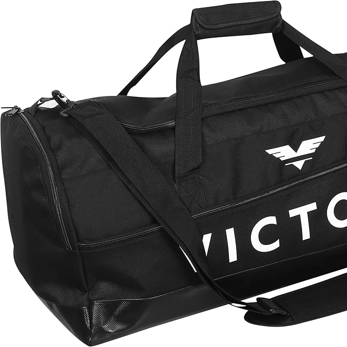 Large Breathable Duffle Bag for MMA Gear, Boxing Gear, Gym or other Sports (Black)