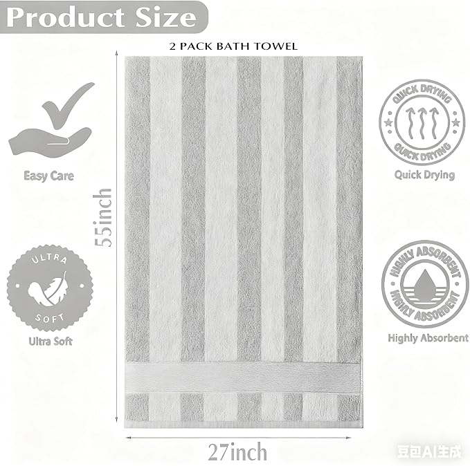 Microfiber Bath Towel 35x70 Inches - Ultra Soft Quick Dry, Lightweight for Gym, Spa, Travel | Hotel Grade & Multi-Use| Single Pack
