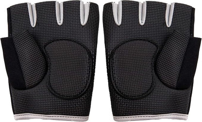 Mind Reader Workout Glove Set, Open Finger, Wrist Support for Men and Women, Textured Non-Slip Grip for Sports, Lifting Weights, Gym Fitness, XL, Grey