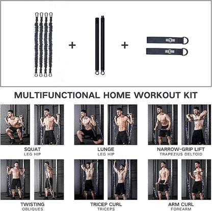 Innstar Multi-Function Resistance Bands for Working Out, Push Up Exercise Bands Resistance Bands Set for Bench Press Gym Equipment, Home Workout, Travel Portable