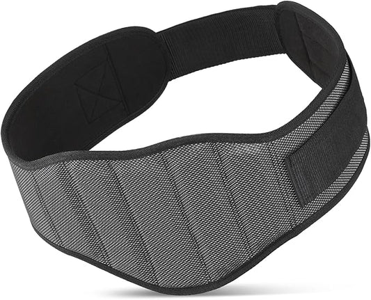 Weight Lifting Belt for Men Women, 8" Back and Lumbar Support Gym Belt for Bodybuilding, Fitness, Powerlifting, Cross Training