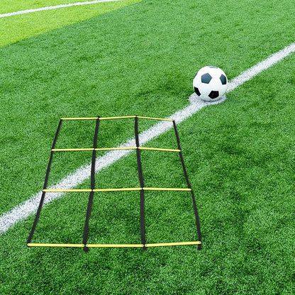 Beaupretty Agility Ladder Football Training Equipment Foldable Speed Agility Ladder with Soft Rungs for Soccer Footwork and Fitness Drills for Speed and Coordination Training