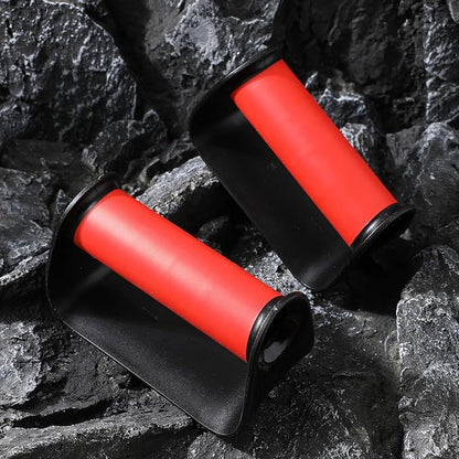 FUOYLOO Push up Bars Nonslip Push up Handles Strength Training Equipment for Home and Office Workout Fitness Accessories for Men and Women Red Pair