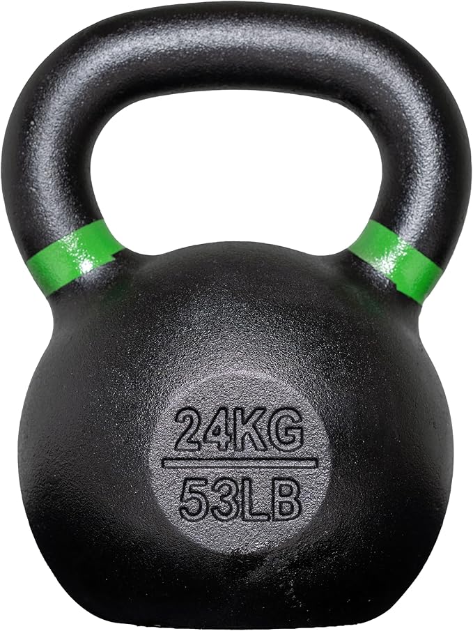 REP Fitness Kettlebell Set and Singles, 4kg to 24kg, 9lb to 53lb Weight Range, Cast Iron, Strength Exercise Training, Home Gym, Power Workout Equipment, Free Weights, Dumbbell Alternative